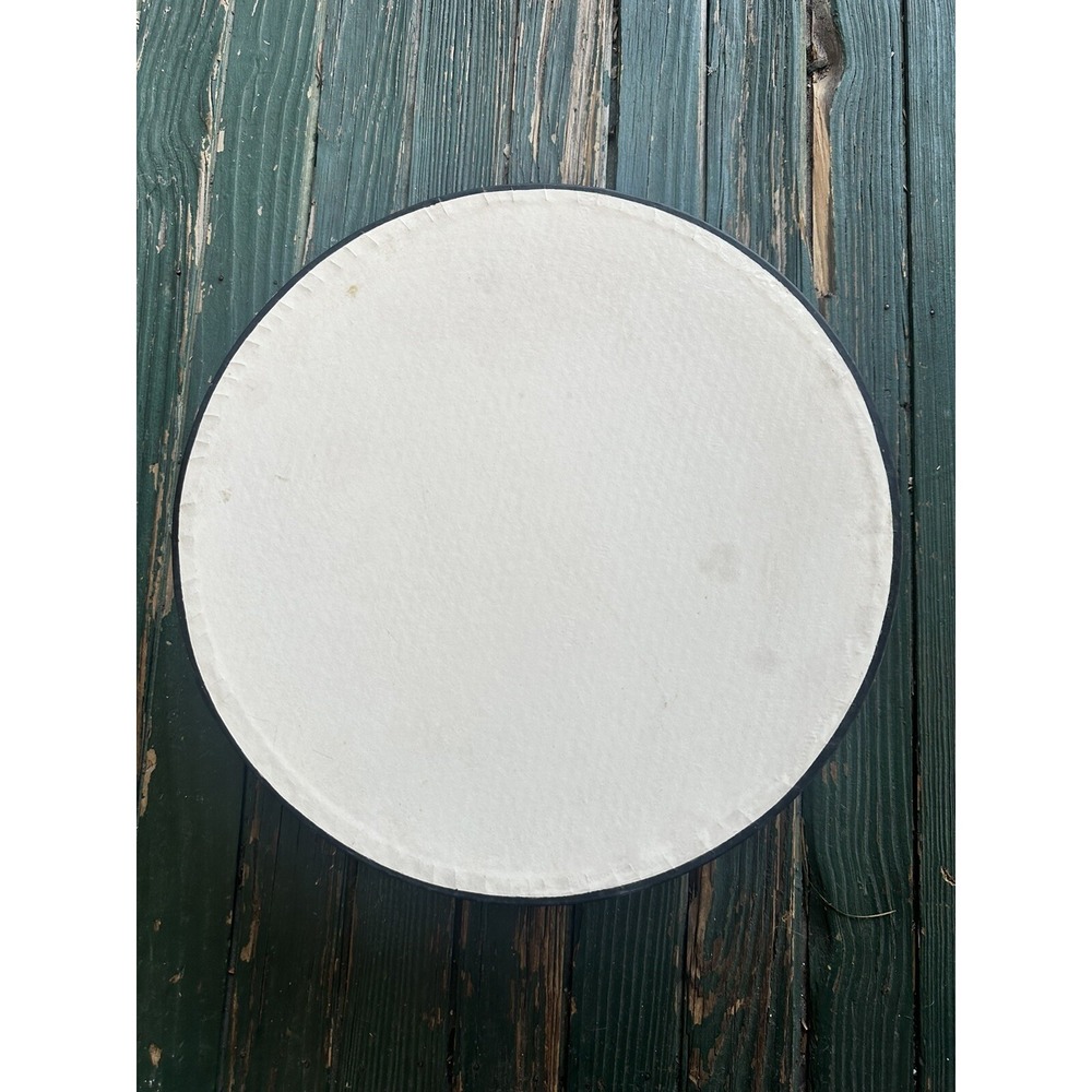Park Avenue Hatbox Company Hat Box LARGE 18" Round White Vintage